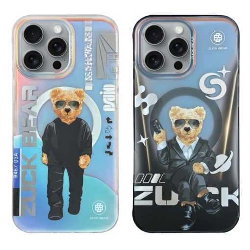 ZUCK BEAR case BERLIN BOSS MAG compatible with MagSafe for IPHONE 16 Pro Max zwei charm – Bild 3
