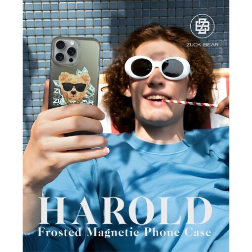ZUCK BEAR case HAROLD MAG compatible with MagSafe for IPHONE 16 Pro black – Bild 3