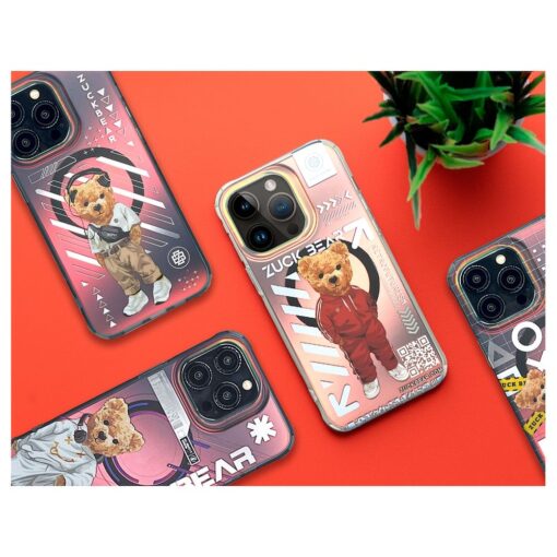 ZUCK BEAR case NEW YORK NEVER SLEEPS MAG compatible with MagSafe for IPHONE 15 Pro Max bronx energy – Bild 3