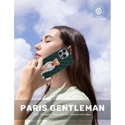 ZUCK BEAR case PARIS GENTLEMAN for IPHONE 16 bow tie – Bild 3