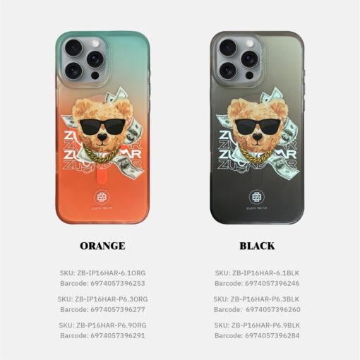 ZUCK BEAR case HAROLD MAG compatible with MagSafe for IPHONE 16 black – Bild 4