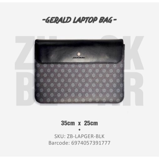 ZUCK BEAR laptop bag GERALD black – Bild 6