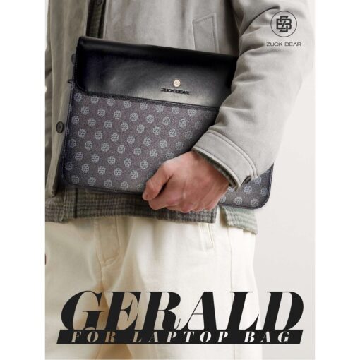 ZUCK BEAR laptop bag GERALD black – Bild 7