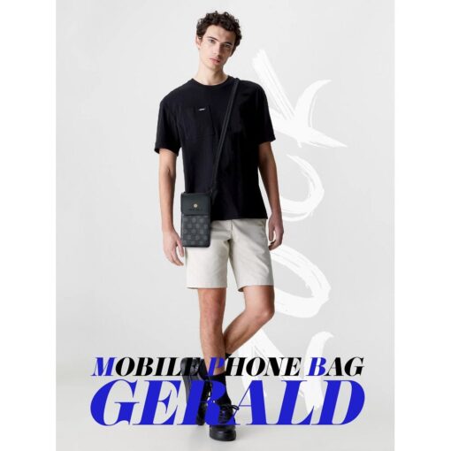 ZUCK BEAR mobile phone bag GERALD black – Bild 3