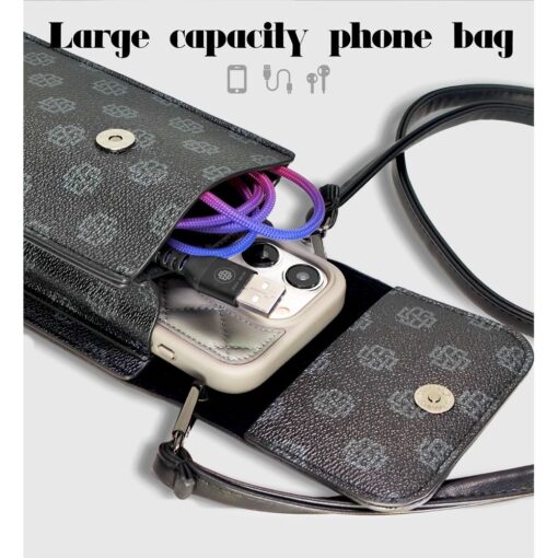 ZUCK BEAR mobile phone bag GERALD black – Bild 5