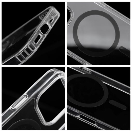 Drop Glue Colorful Ring Mag Cover compatible with MagSafe for SAMSUNG A36 black – Bild 3