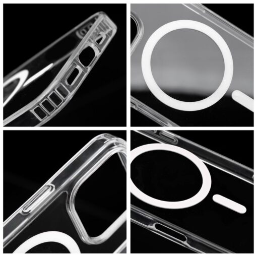Drop Glue Colorful Ring Mag Cover compatible with MagSafe for SAMSUNG A26 white – Bild 3