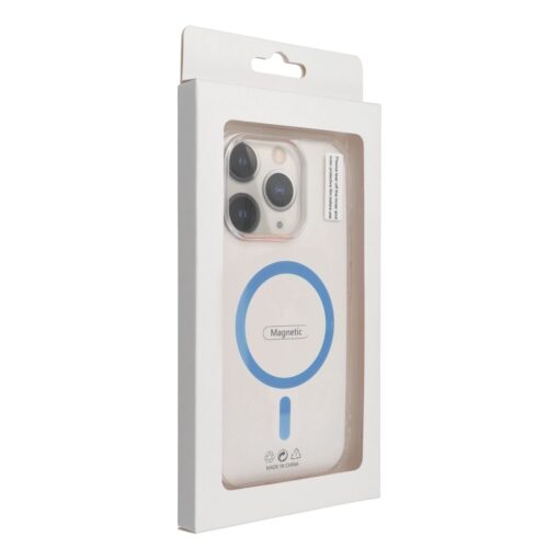Drop Glue Colorful Ring Mag Cover compatible with MagSafe for IPHONE 11 light blue – Bild 5