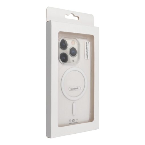 Drop Glue Colorful Ring Mag Cover compatible with MagSafe for IPHONE 11 PRO MAX white – Bild 5