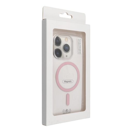 Drop Glue Colorful Ring Mag Cover compatible with MagSafe for IPHONE 11 PRO pink – Bild 5