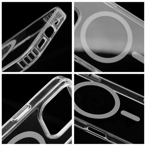 Drop Glue Colorful Ring Mag Cover compatible with MagSafe for IPHONE 11 PRO MAX grey – Bild 3