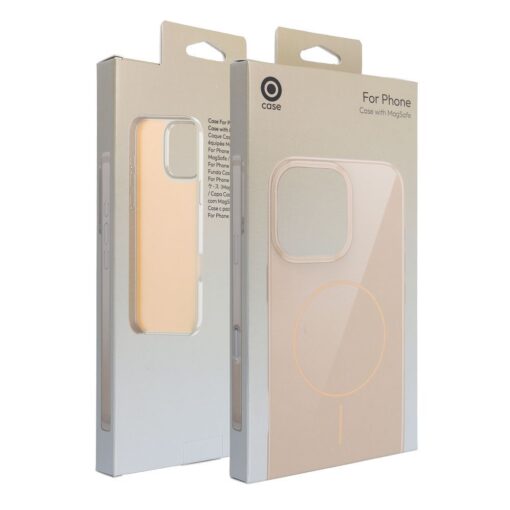 Glossy Mag Cover compatible with MagSafe for IPHONE 13 / 14 desert gold – Bild 3