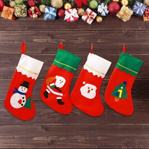 12 x CHRISTMAS SOCKs SANTA'S SHOES GIFTS – Bild 9