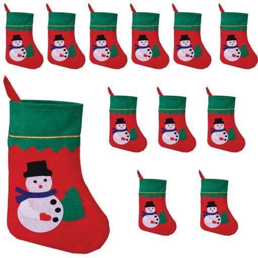 12 x CHRISTMAS SOCKs SANTA'S SHOES GIFTS – Bild 11