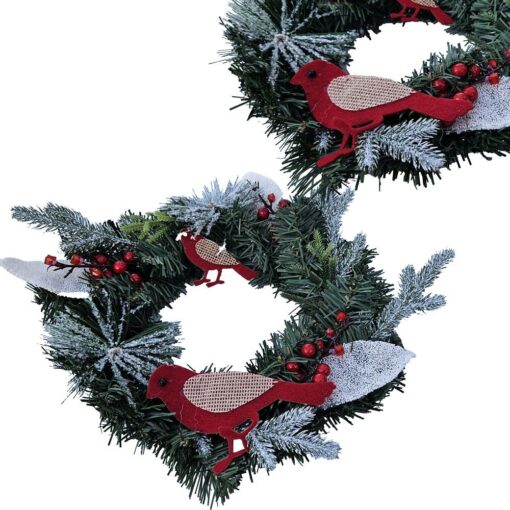Christmas wreath decoration 30 cm RC-K-512 green – Bild 7