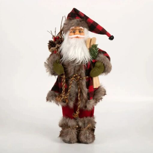 SCANDINAVIAN SAINT CLAUS CHRISTMAS FIGURINE FOR CHRISTMAS PREMIUM 45CM – Bild 4