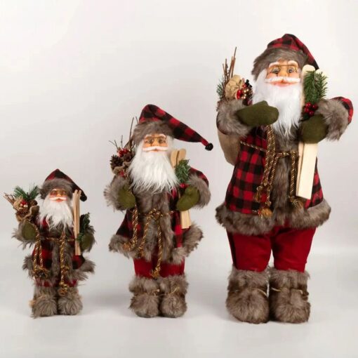 SCANDINAVIAN SAINT CLAUS CHRISTMAS FIGURINE FOR CHRISTMAS PREMIUM 45CM – Bild 5