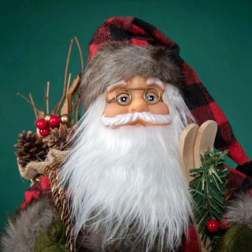 SCANDINAVIAN SAINT CLAUS CHRISTMAS FIGURINE FOR CHRISTMAS PREMIUM 45CM – Bild 7