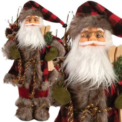 SCANDINAVIAN SAINT CLAUS CHRISTMAS FIGURINE FOR CHRISTMAS PREMIUM 45CM – Bild 10