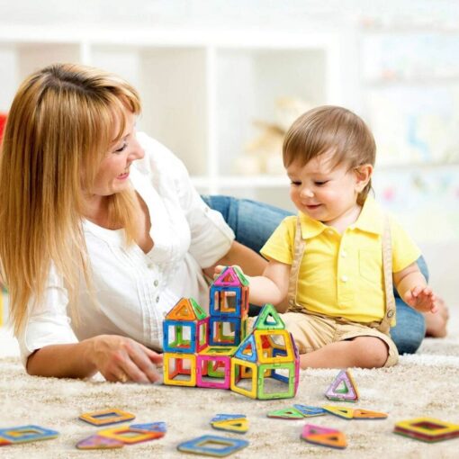 Magnetic educational building blocks for children set of 38 pieces RC-K-1102 multicolor – Bild 9