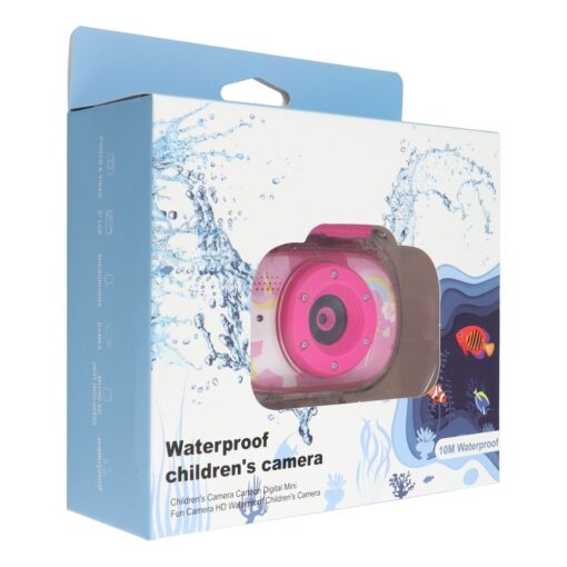 Waterproof digital camera for kids with screen 2" 1080P / 30fps KDC-0025B pink – Bild 14