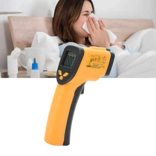 Non-contact infrared laser thermometer pyrometer RC-K-1397 yellow black – Bild 11