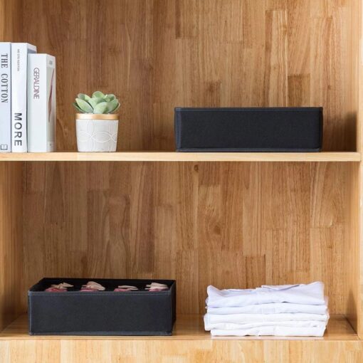 Underwear socks drawer organizer 24 compartments RC-K-1087 black – Bild 3