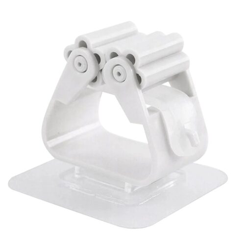 Wall-mounted broom mop holder self-adhesive RC-K-1153 white