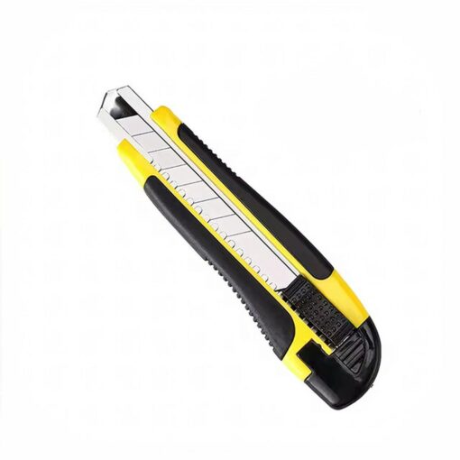 Upholstery knife with replaceable broken blade 18 cm RC-K-790 black yello