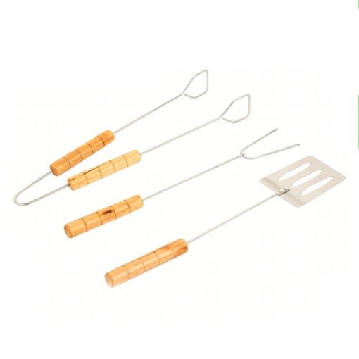 Grill set 3in1 Tongs Spatula Skewer RC-K-942