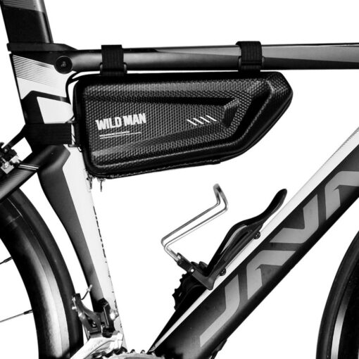 Fahrradhalter / dreieckige Tasche unter dem Rahmen mit Schloss WILDMAN E4 1.5L 4 "- 7" – Bild 6
