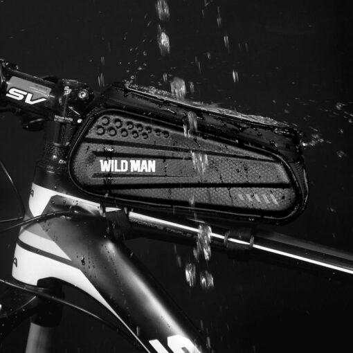 Fahrradhalter / Tasche mit einer Abdeckung für den Rahmen mit einem Schloss WILDMAN ES3 1L 4" - 7" – Bild 10
