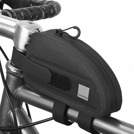 SAHOO Fahrrad Rahmentasche mit Schloss 0.3L 122035 schwarz