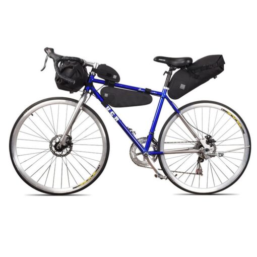 SAHOO Fahrrad Rahmentasche mit Schloss 0.3L 122035 schwarz – Bild 5
