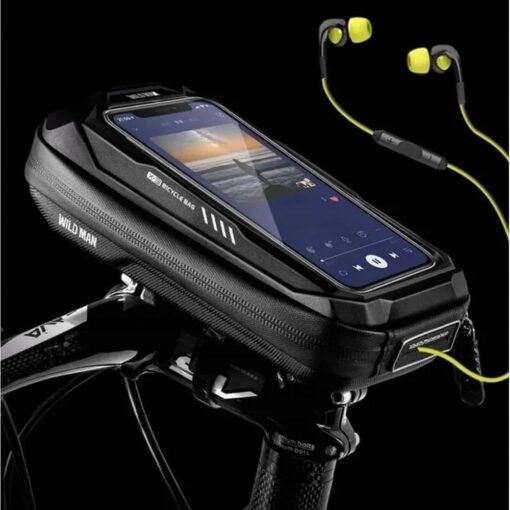 WILDMAN Lenkerreißverschluss Fahrradtasche X3 0.5L schwarz – Bild 7