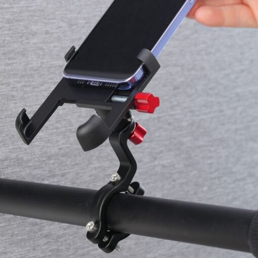 Bike / scooter aluminium holder for mobile phone FSBHD-106-3 black – Bild 4