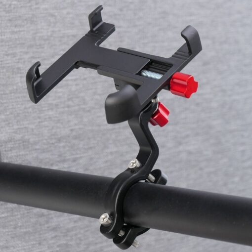 Bike / scooter aluminium holder for mobile phone FSBHD-106-3 black – Bild 5