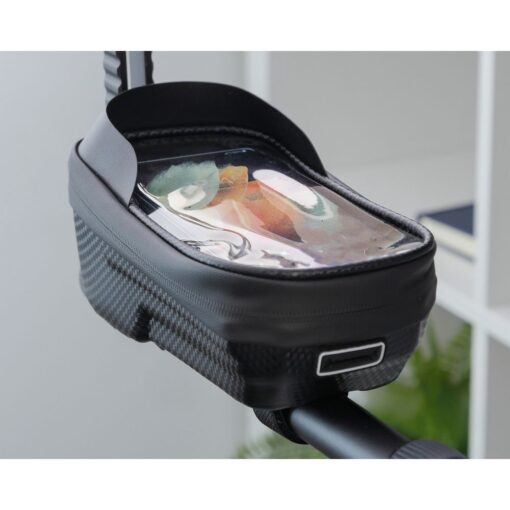 Bike frame bag with waterproof zipper FSBFB-451 black – Bild 4
