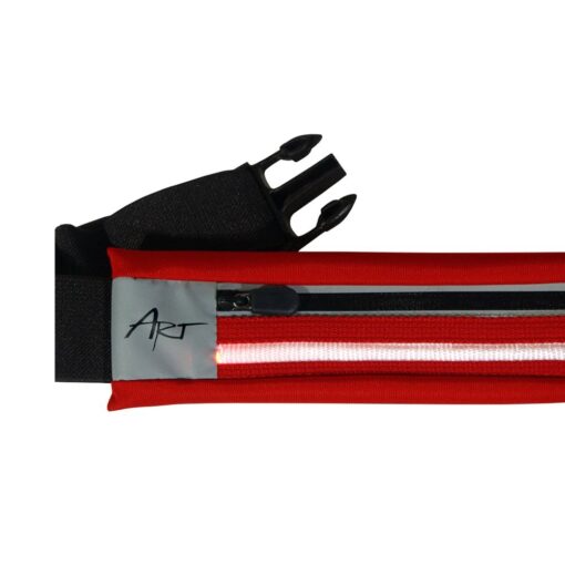 ART Sportgürtel mit Tasche beleuchtet APS-01R rot – Bild 7