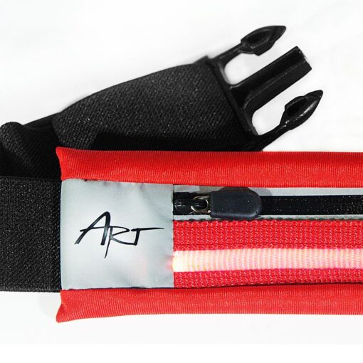 ART Sportgürtel mit Tasche beleuchtet APS-01R rot – Bild 9