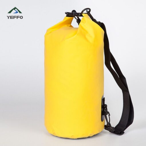 Waterproof Bucket Bag 10L yellow – Bild 4