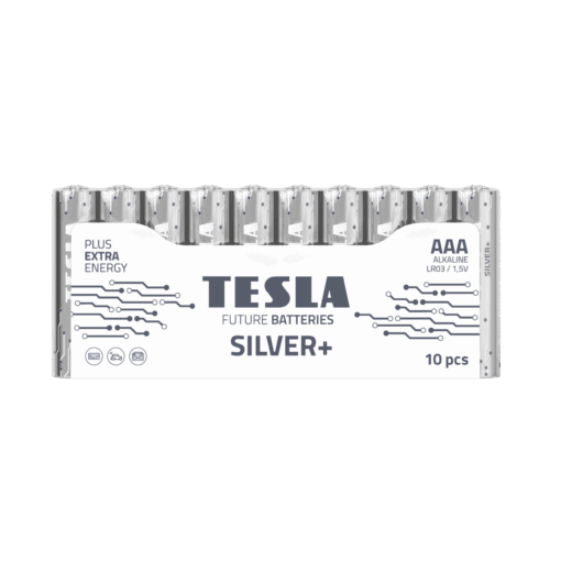 TESLA Alkalibatterie R3 (AAA) SILBER+ [10x72] 10 Stk.
