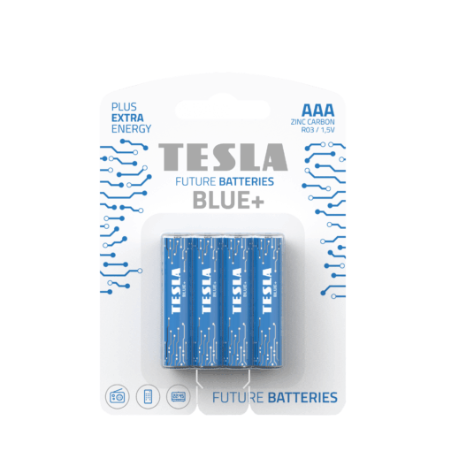 TESLA Alkalibatterie R3 (AAA) BLUE+ [4x120] 4 Stk.