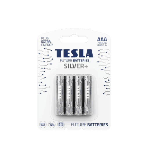 TESLA Alkalibatterie R3 (AAA) SILBER+ [4x120] 4 Stk.