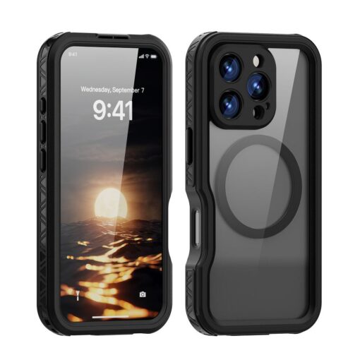 Waterproof case SHELLBOX GT compatible with MagSafe for IPHONE 16 Pro black – Bild 3