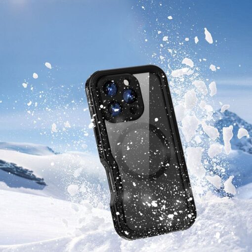 Waterproof case SHELLBOX GT compatible with MagSafe for IPHONE 16 Pro black – Bild 9
