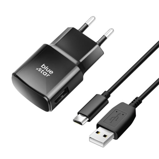 NETZ-Ladegerät micro USB UNIVERSAL 2A BLUE STAR (abnehmbar Kabel) – Bild 7