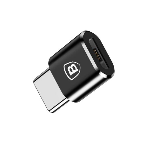 BASEUS Adapter MicroUSB Typ-C schwarz