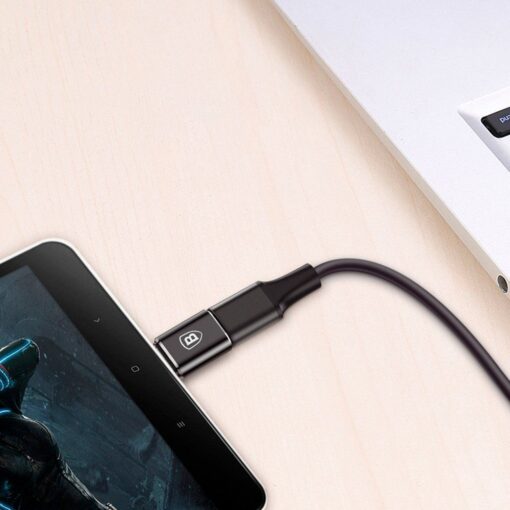 BASEUS Adapter MicroUSB Typ-C schwarz – Bild 5