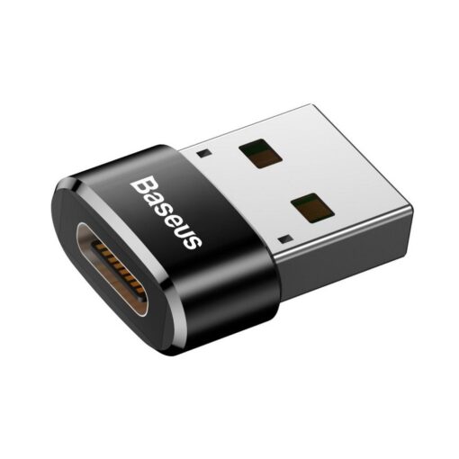 BASEUS USB Adapter (männlich) auf Typ C (weiblich) 5A schwarz CAAOTG-01